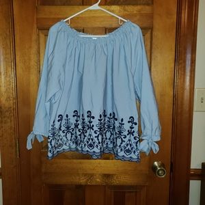 3/4 length sleeve blouse